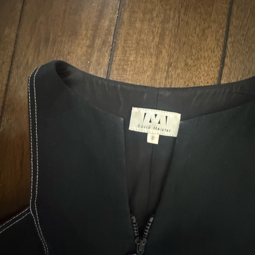 David Meister Black Jumpsuit